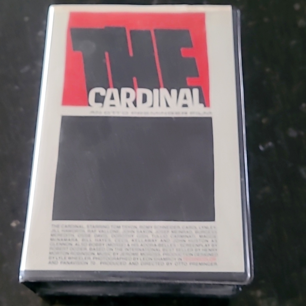 The Cardinal an Otto Preminger Film VHS set 1963 like new